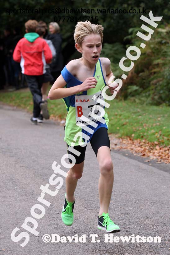 Boys under-15s ERRA Road Relays, Sutton Coldifield, Birmingham. Photo: David T. Hewitson/Sports for All Pics